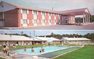 Vintage Postcard Ramada Inns Rooms Swimming Pool Restaurant Meridian Mississippi 
