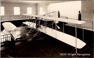 Dayton Ohio RPPC Restored 1905 Wright Brothers Aeroplane Postcard F27