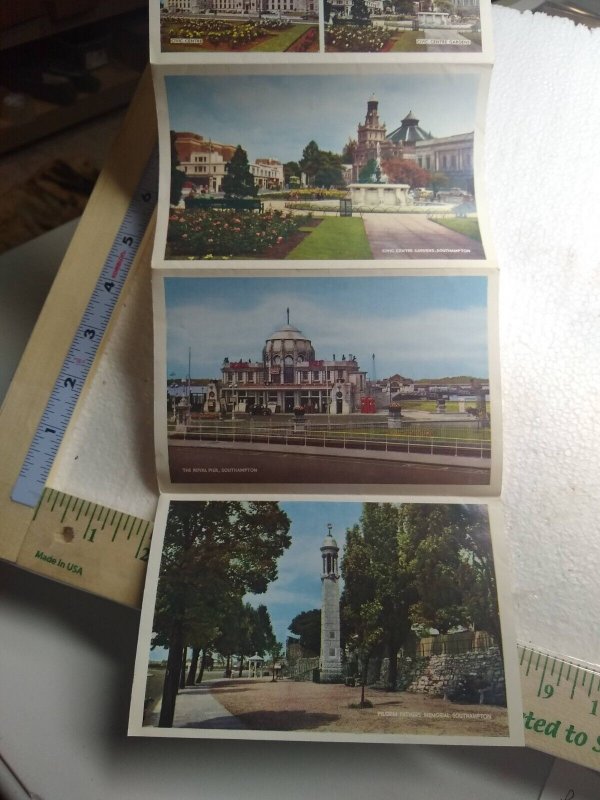 Postcard Folder Souvenir Letter Card, Southampton, England