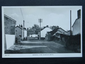 Cornwall MAWNAN SMITH Sampys Hill shows Telephone Box & Shop - Old RP Postcard