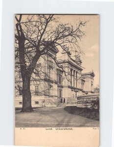 Postcard Universitetet Lund Sweden