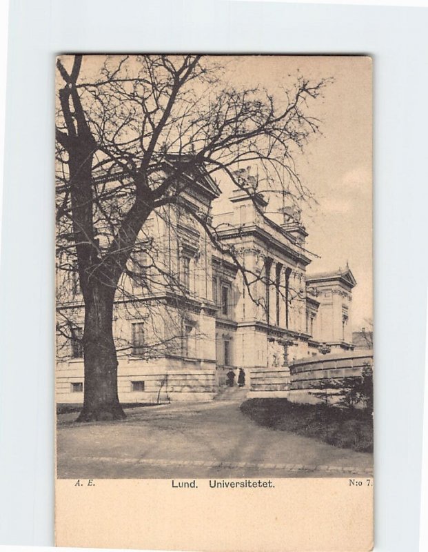 Postcard Universitetet Lund Sweden