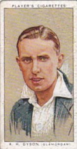 Player Vintage Cigarette Card Cricketers 1934 No 8 A H Dyson