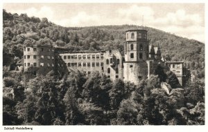 Vintage Postcard Schloss Heidelberg Palace Breathtaking Castle Woods Germany