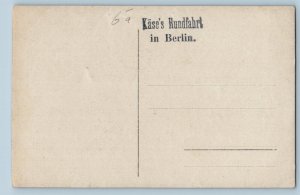 Germany Postcard Rundfahrt Durch Open Top Bus Berlin c1910 RPPC Photo