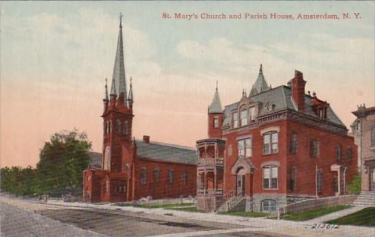 St Mary's Church and Parish House Amsterdam New York