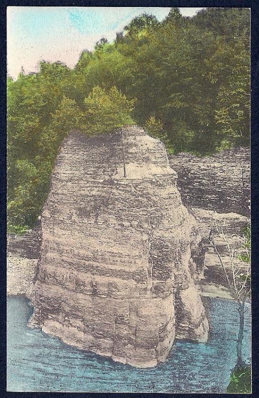 Cathedral Rock Letchworth Park Castile NY unused c1920's