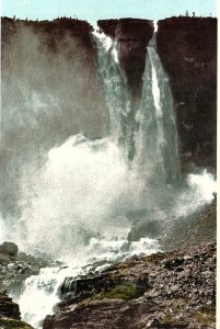 c1905 YOHO VALLEY BRITISH COLUMBIA TWIN FALLS WATERFALL UNDIVIDED POSTCARD 43-95