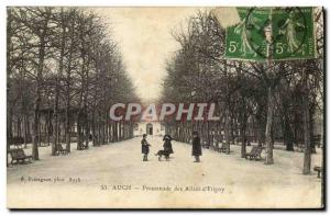 Old Postcard Auch Promenade des Allees d Etigny