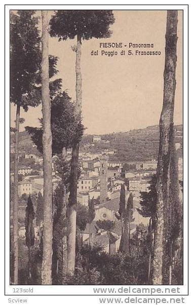 Italy - Firenze (Florence) Fiesole - Panorama dal Poggio di Francesco 00's - ...