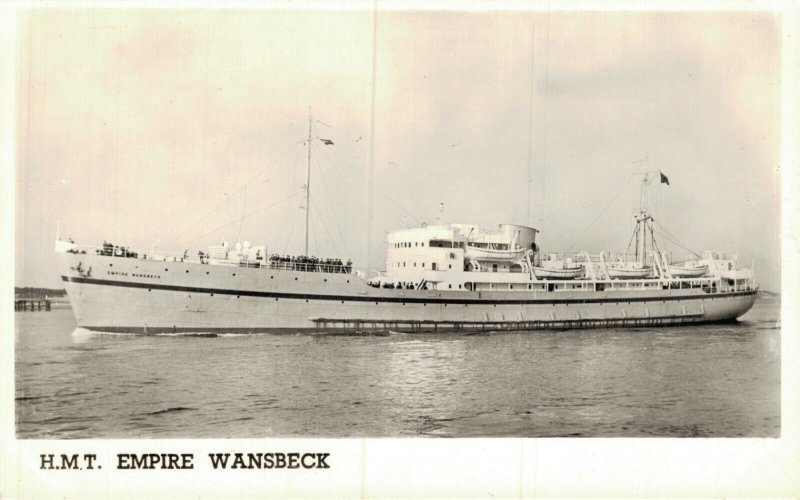 H.M.T Empire Wansbeck RPPC 05.20