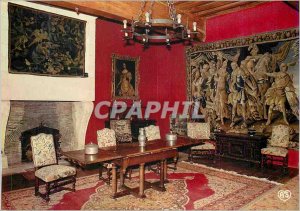 Postcard Modern Castles of Dordogne Chateau de Bourdeilles Interior Renaissan...