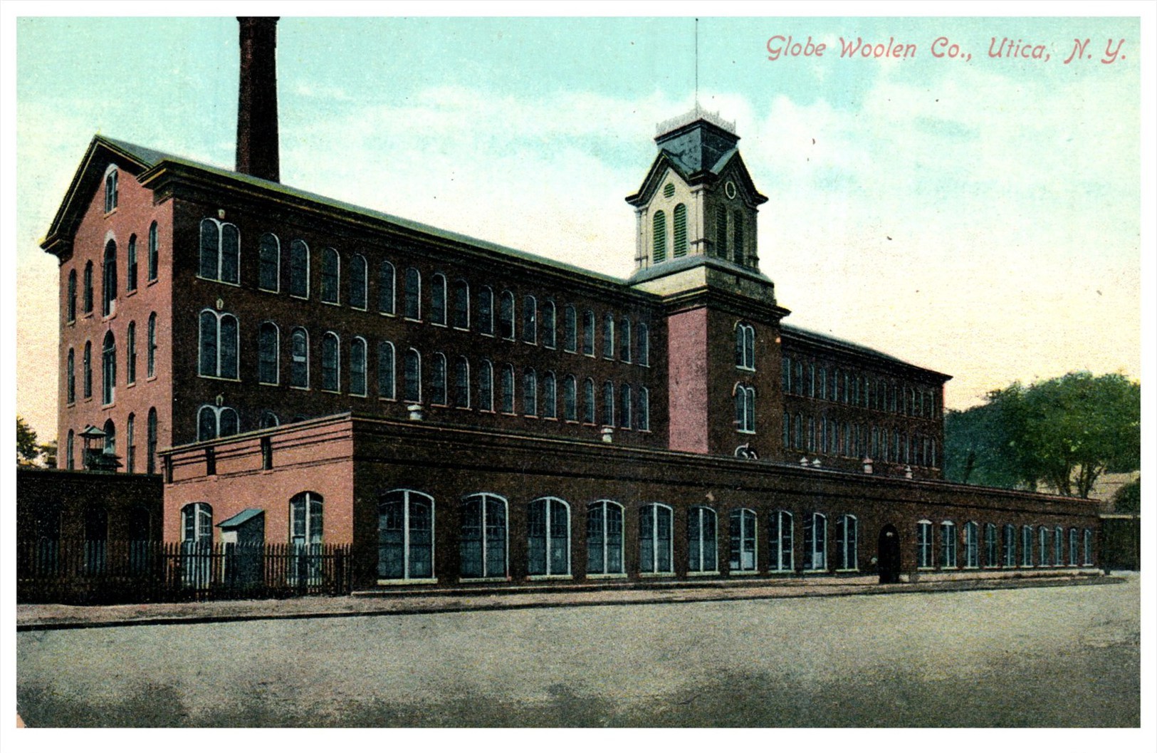 19485 NY Utica Globe Woolen Mills United States New York Utica, Postcard / HipPostcard