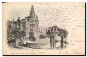 Old Postcard Monte Carlo Casino The Theater