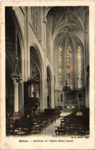 CPA MELUN Interieur de l'Eglise Saint-Aspais (1320444)