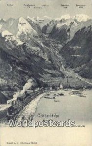 Gottharobahn Nordseite Swizerland Unused 