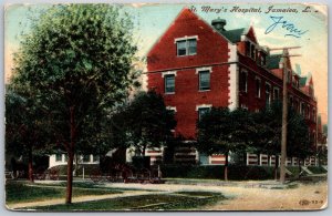 Vtg Jamaica Long Island New York NY St Mary's Hospital 1910s View Old Postcard