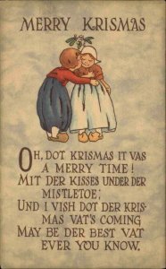 Christmas Dutch Kids Arts & Crafts J Raymond Howe 3301 Non-Postcard