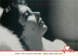 Postcard Advertising keep the pulses racing heart disease woman british london