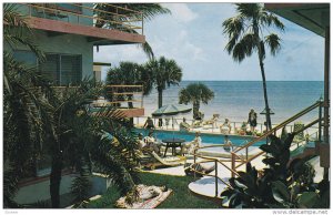 Swimming Pool , Coral Shores Motel , ST. PETERSBURG , Florida , 50-60s