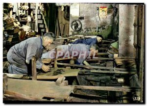 Postcard Modern L & # 39Auvergne The Making Of Knives Thiers grinders Folklore