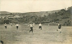 France Futbol Soccer Game Sports C-1910 RPPC Photo Postcard 21-8608