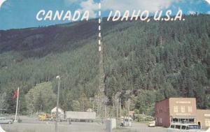 The Canada Idaho Border at Eastport, Idaho