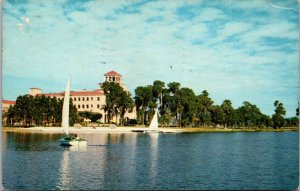 Florida Sebring Sailin On Lake Rex Beach 1963