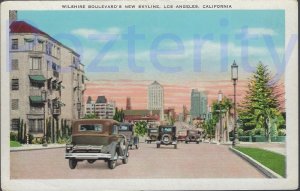 WHILSHIRE BOULEVARD'S NEW SKYLINE LOS ANGELES CALIFORNIA