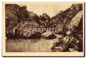 Old Postcard The Tarn Gorges Les Vignes Chaos No Souci