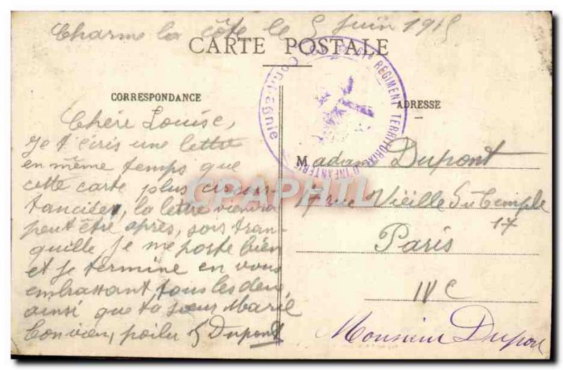 Old Postcard Souvenir De Toul Jet