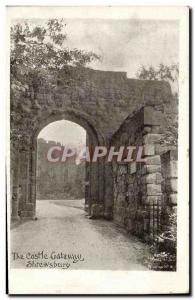 Old Postcard The Castle Gateway Shrewsbury