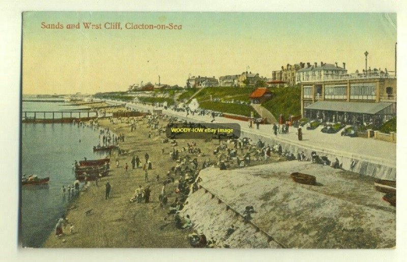 tp2789 - Sands & West Cliff , Clacton-on-Sea , Essex - postcard 