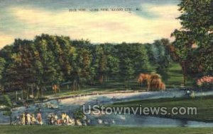 Duck Pond, Loose Park - Kansas City, Missouri MO Postcard