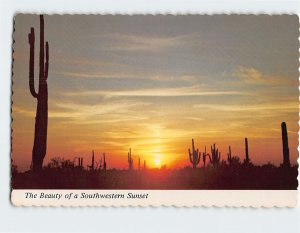 Postcard The Beauty of a Southwestern Sunset, Southwest