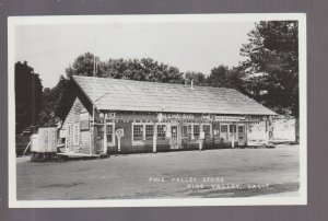 Pine Valley CALIFORNIA RPPC 1950 GENERAL STORE nr San Diego Mt. Laguna Alpine KB