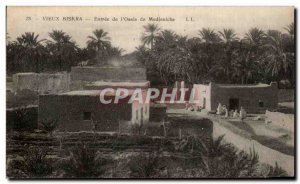 Old Postcard Biskra Entree of Oasis Medjeniche