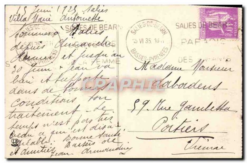 Old Postcard Salies-de-Bearn Casino