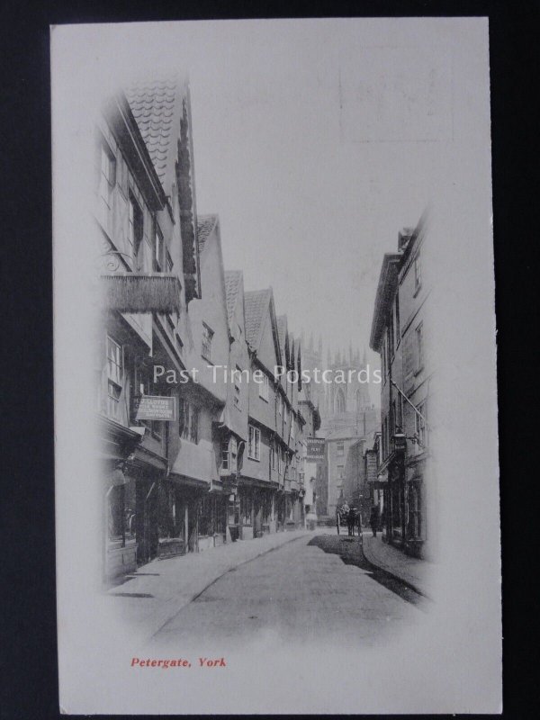 Yorkshire YORK Petergate H.J LLOYDS CYCLE WORKS c1904 protective tissue attached