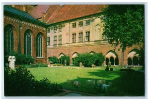 c1950's Courtyard of Dome Church Latvian SSR Riga Latvia Vintage Postcard