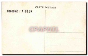 Old Postcard Fun Children and bird