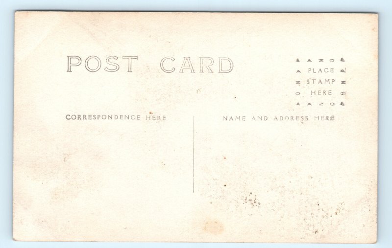 RPPC Bicycle Trailer Wagon Real Photo Postcard