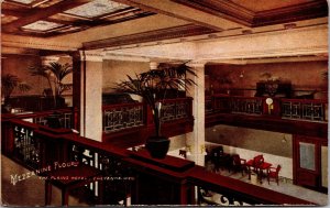 Postcard Mezzanine Floor The Plains Hotel in Cheyenne, Wyoming~136462