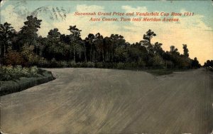 Savannah Georgia GA Vanderbilt Cup Race Auto Car Racing c1910 Postcard