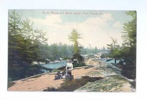 LP70   Ontario, Ont., Canada, postcard, Parry Sound, View.