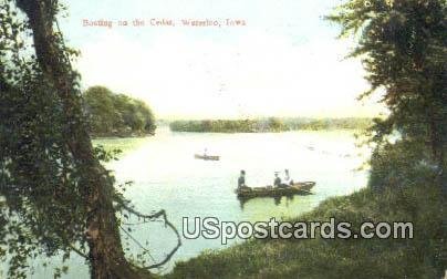 Boating on the Cedar - Waterloo, Iowa IA  