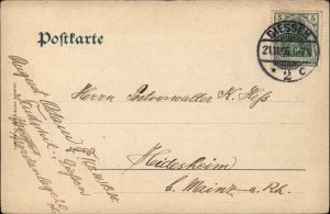 Giessen Germany Schiffenberg c1905 Vintage Postcard