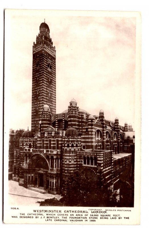 Real Photo, Westminster Cathedral, London, England