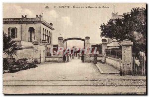 Old Postcard Bizerte Tunisia Entrance to the barracks of Engineering