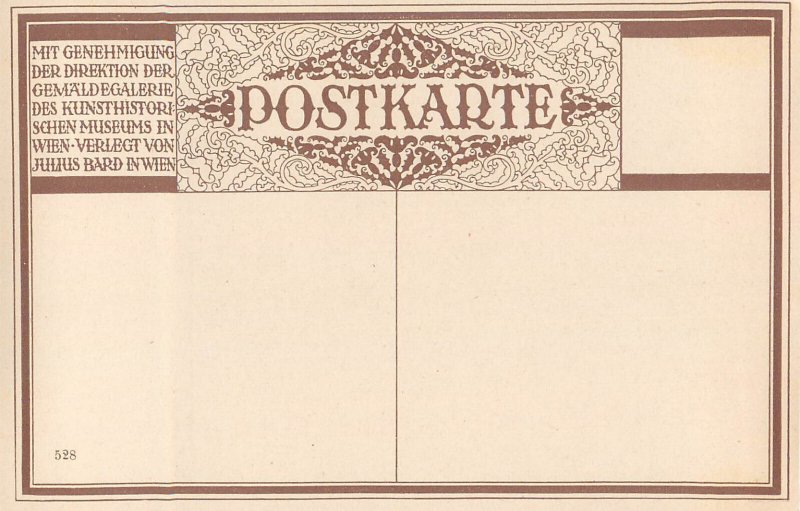 Fine art painting postcard Duplessis - Gluck